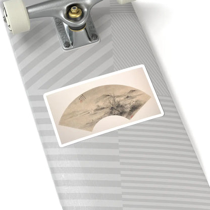 Wu Shixian - Misty Rain on the River in Spring - unknown - STICKER Vinyl Kiss-Cut Decal