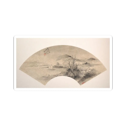 Wu Shixian - Misty Rain on the River in Spring - unknown - STICKER Vinyl Kiss-Cut Decal