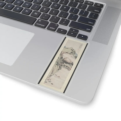 Wu Xizai - Landscape - dated 1858 v1 - STICKER Vinyl Kiss-Cut Decal
