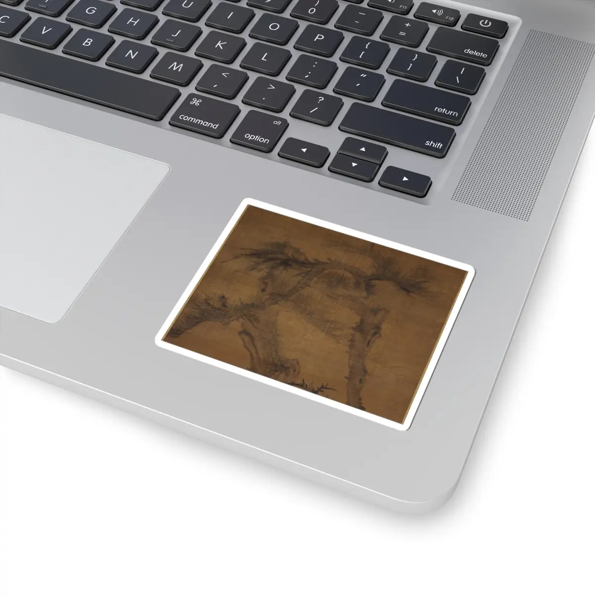 Wu Zhen - Crooked Pine - dated 1335 v4 - STICKER Vinyl Kiss-Cut Decal