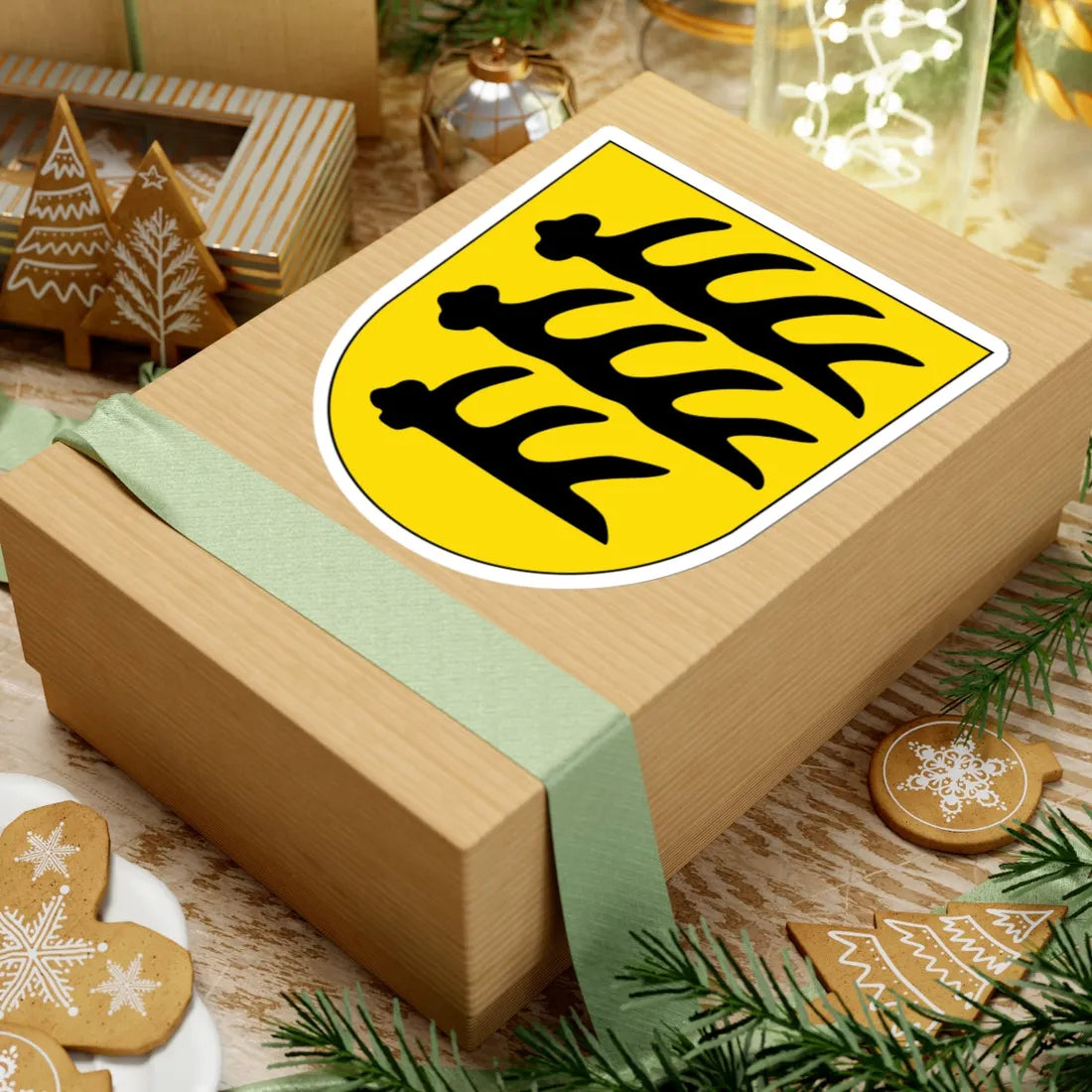 Wuerttemberg Arms (Germany) (Coat of Arms) STICKER Vinyl Kiss-Cut Decal - The Sticker Space