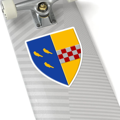 Wuustwezel wapen (Belgium) (Coat of Arms) STICKER Vinyl Kiss-Cut Decal - The Sticker Space