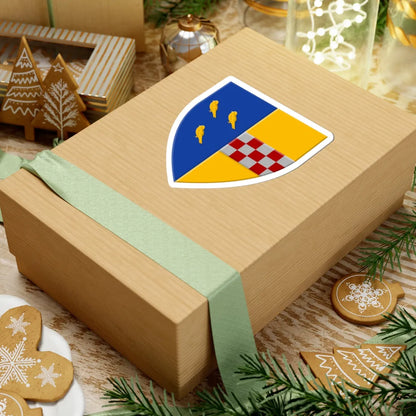 Wuustwezel wapen (Belgium) (Coat of Arms) STICKER Vinyl Kiss-Cut Decal - The Sticker Space