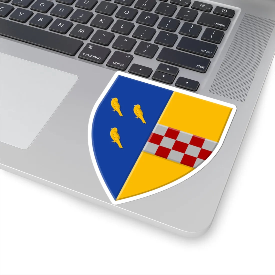 Wuustwezel wapen (Belgium) (Coat of Arms) STICKER Vinyl Kiss-Cut Decal - The Sticker Space