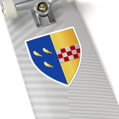 Wuustwezel wapen2 (Belgium) (Coat of Arms) STICKER Vinyl Kiss-Cut Decal - The Sticker Space