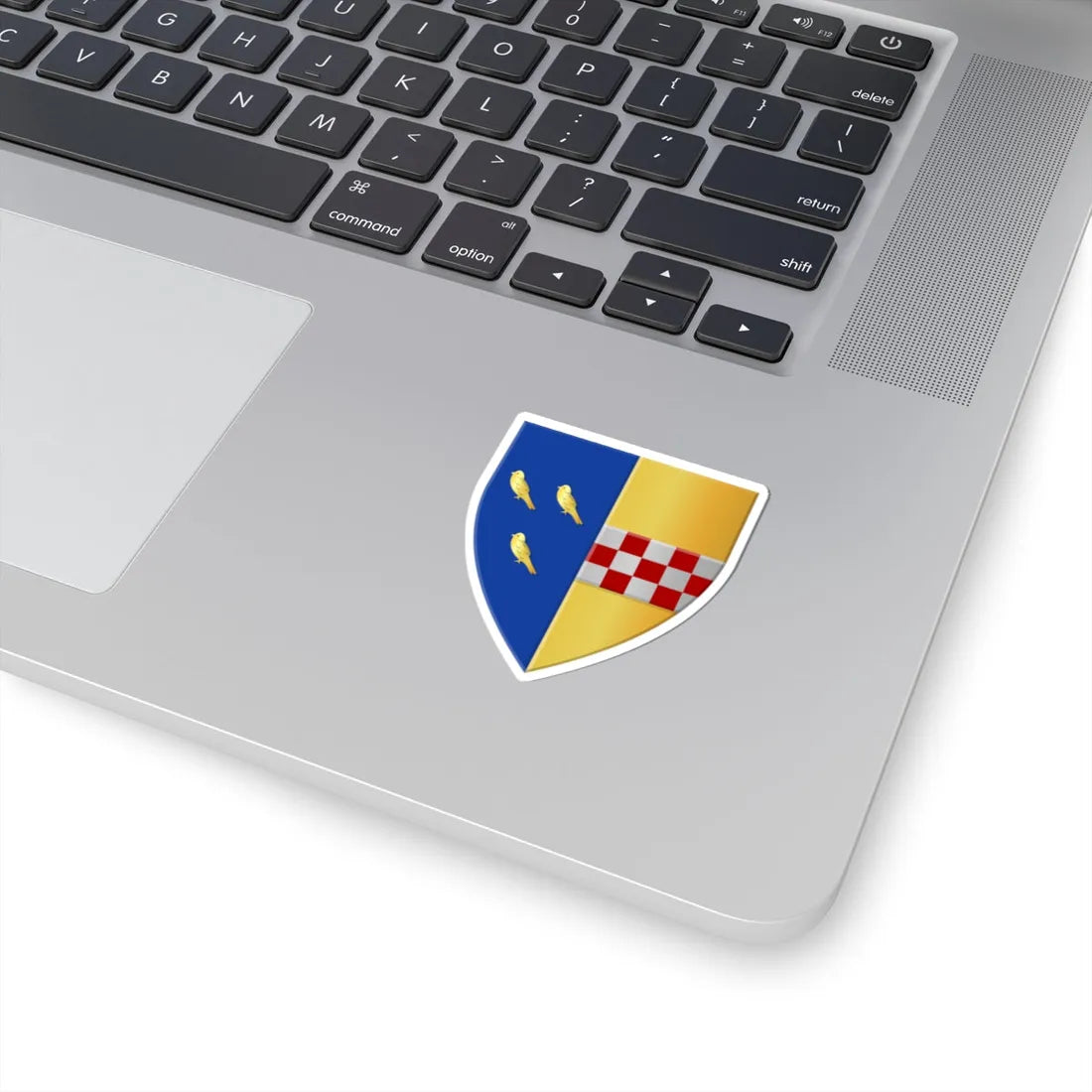 Wuustwezel wapen2 (Belgium) (Coat of Arms) STICKER Vinyl Kiss-Cut Decal - The Sticker Space