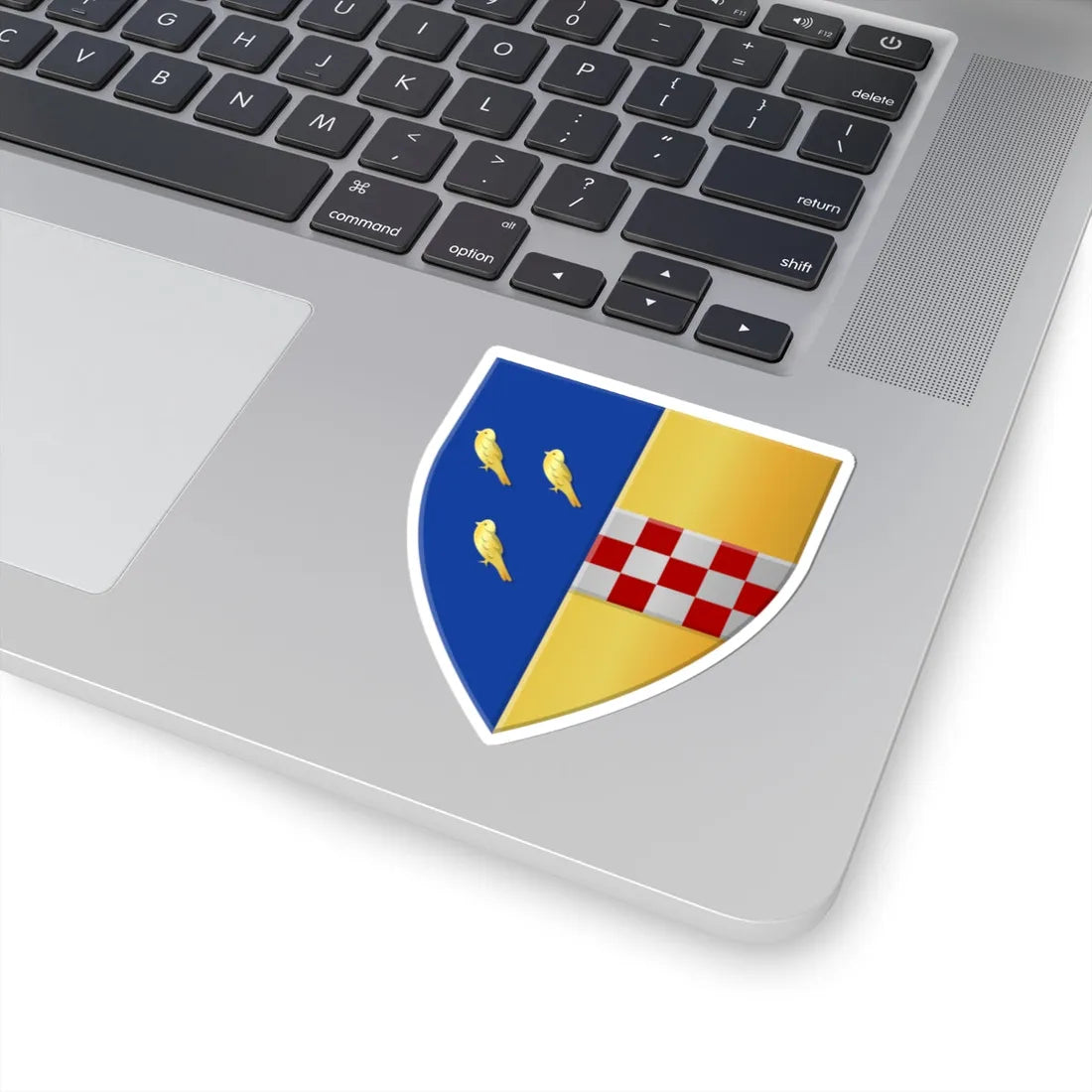 Wuustwezel wapen2 (Belgium) (Coat of Arms) STICKER Vinyl Kiss-Cut Decal - The Sticker Space