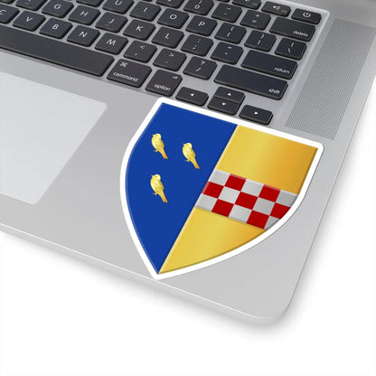 Wuustwezel wapen2 (Belgium) (Coat of Arms) STICKER Vinyl Kiss-Cut Decal - The Sticker Space