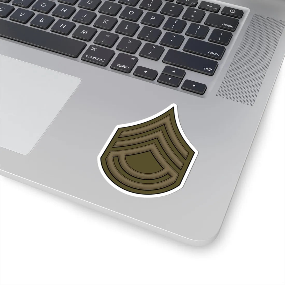 WW1 BattSgtMaj (United States) (Military Rank) STICKER Vinyl Kiss-Cut Decal - The Sticker Space