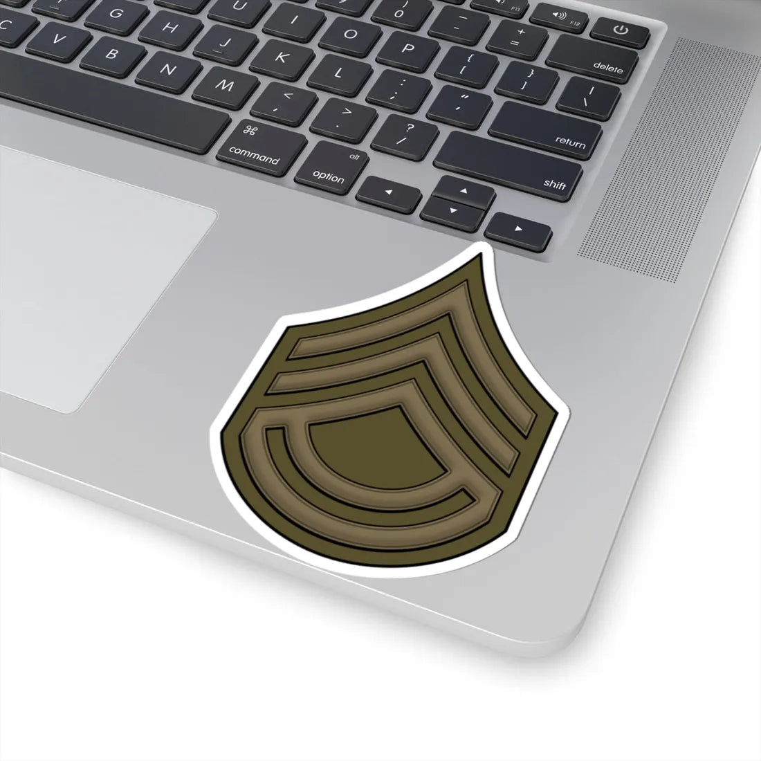 WW1 BattSgtMaj (United States) (Military Rank) STICKER Vinyl Kiss-Cut Decal - The Sticker Space