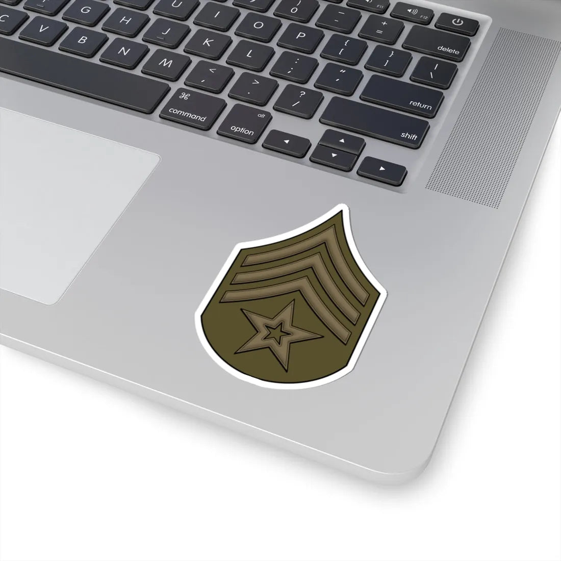 WW1 ColorSgt (United States) (Military Rank) STICKER Vinyl Kiss-Cut Decal - The Sticker Space