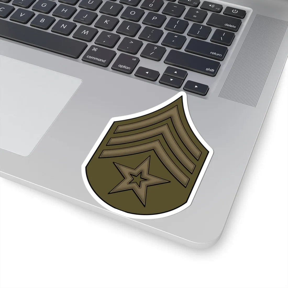 WW1 ColorSgt (United States) (Military Rank) STICKER Vinyl Kiss-Cut Decal - The Sticker Space
