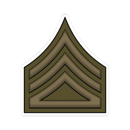 WW1 CompanySupplySgt (United States) (Military Rank) STICKER Vinyl Kiss-Cut Decal 3 Inch White - The Sticker Space