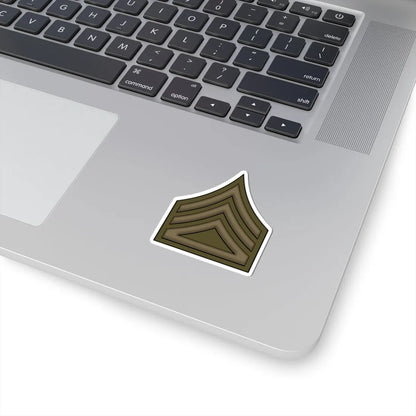 WW1 CompanySupplySgt (United States) (Military Rank) STICKER Vinyl Kiss-Cut Decal - The Sticker Space