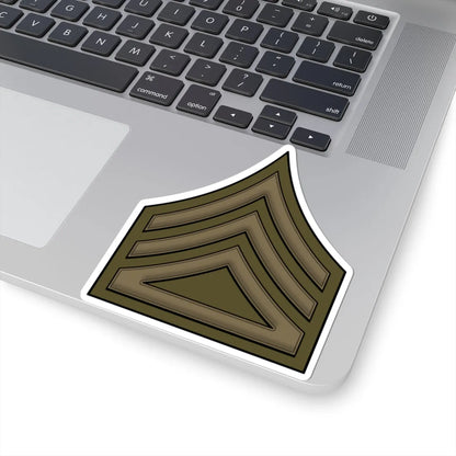 WW1 CompanySupplySgt (United States) (Military Rank) STICKER Vinyl Kiss-Cut Decal - The Sticker Space