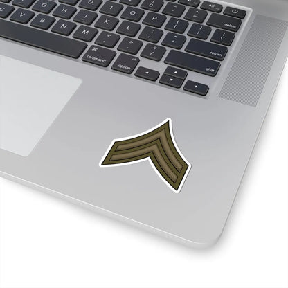WW1 Corporal (United States) (Military Rank) STICKER Vinyl Kiss-Cut Decal - The Sticker Space
