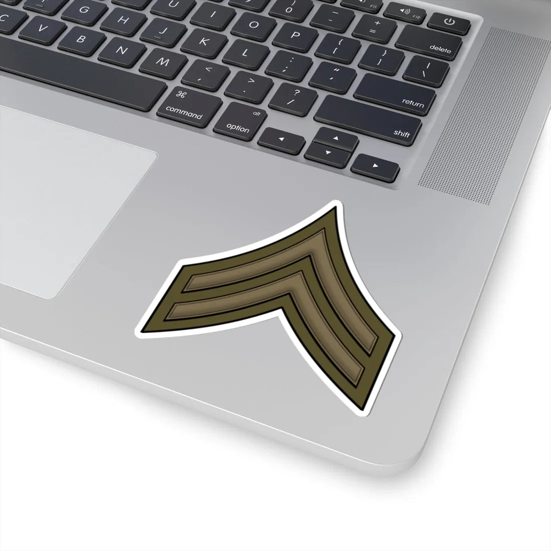 WW1 Corporal (United States) (Military Rank) STICKER Vinyl Kiss-Cut Decal - The Sticker Space