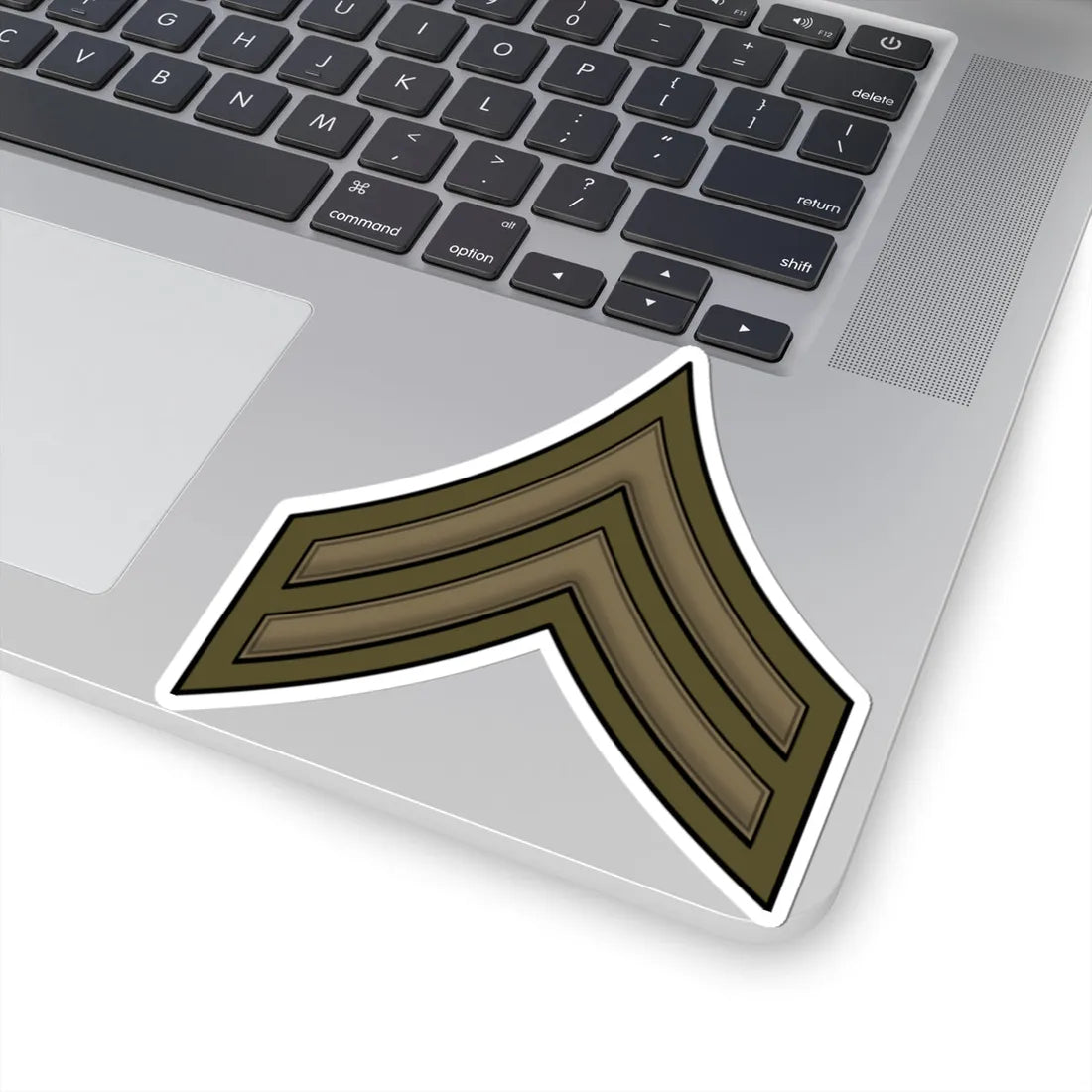 WW1 Corporal (United States) (Military Rank) STICKER Vinyl Kiss-Cut Decal - The Sticker Space