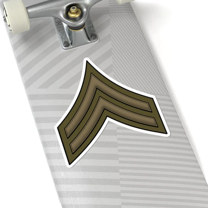 WW1 Corporal (United States) (Military Rank) STICKER Vinyl Kiss-Cut Decal - The Sticker Space