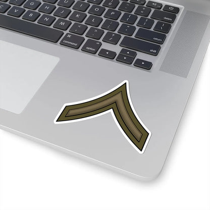 WW1 Private (United States) (Military Rank) STICKER Vinyl Kiss-Cut Decal - The Sticker Space
