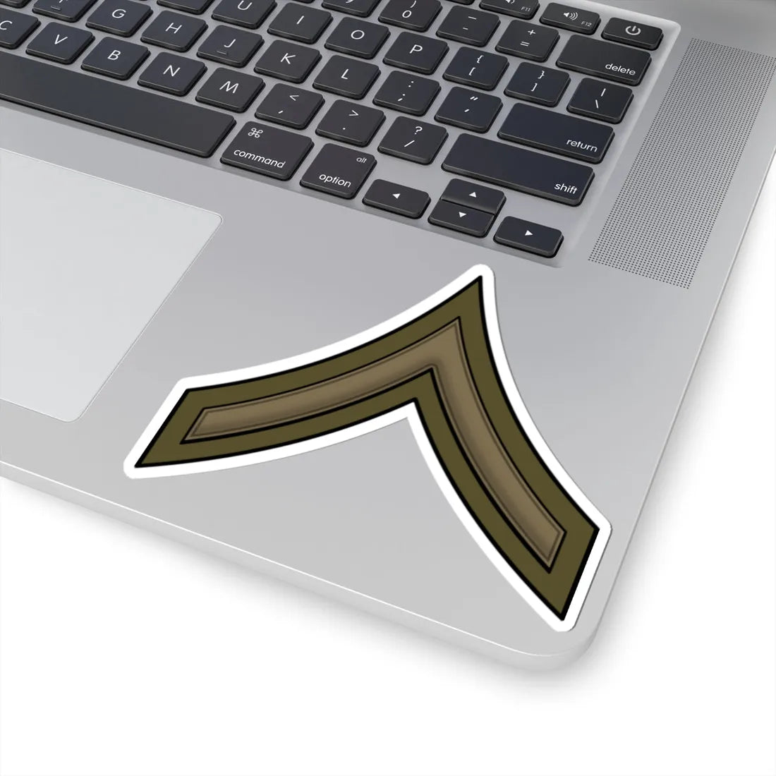 WW1 Private (United States) (Military Rank) STICKER Vinyl Kiss-Cut Decal - The Sticker Space