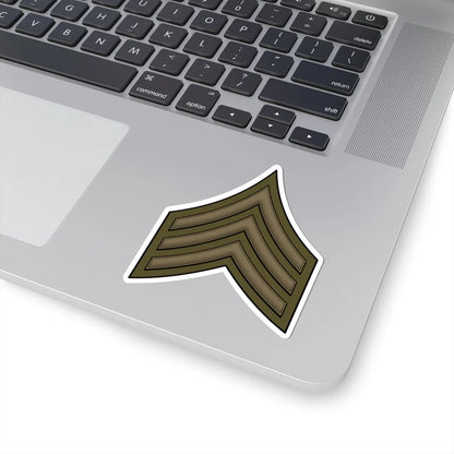 WW1 Sergeant (United States) (Military Rank) STICKER Vinyl Kiss-Cut Decal - The Sticker Space