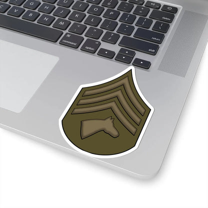 WW1 StableSgt (United States) (Military Rank) STICKER Vinyl Kiss-Cut Decal - The Sticker Space