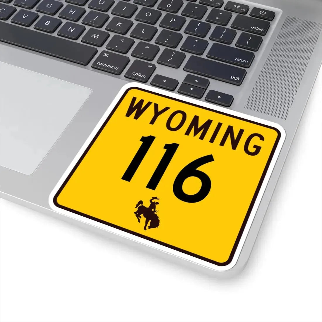 WY-116 (Wyoming) (Road Sign) STICKER Vinyl Kiss-Cut Decal - The Sticker Space