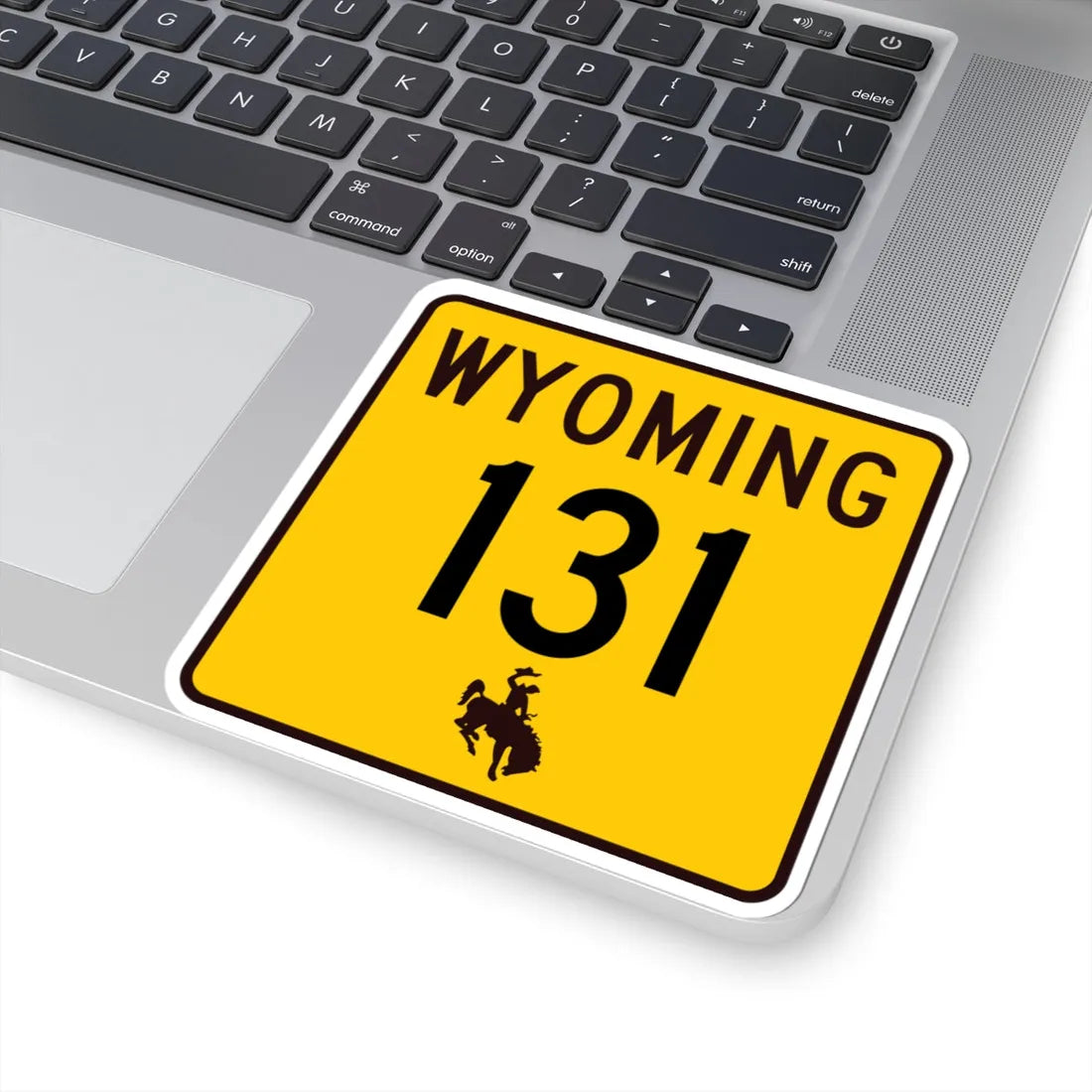 WY-131 (Wyoming) (Road Sign) STICKER Vinyl Kiss-Cut Decal - The Sticker Space