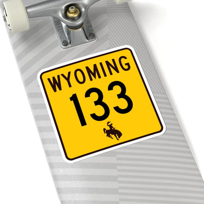 WY-133 (Wyoming) (Road Sign) STICKER Vinyl Kiss-Cut Decal - The Sticker Space