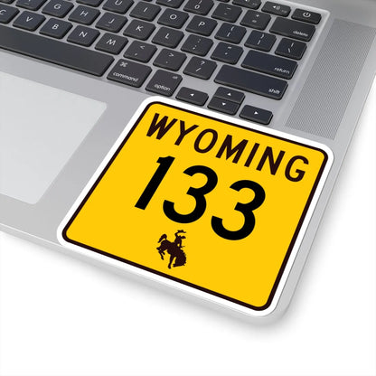 WY-133 (Wyoming) (Road Sign) STICKER Vinyl Kiss-Cut Decal - The Sticker Space