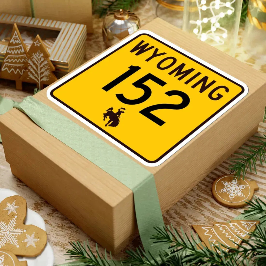 WY-152 (Wyoming) (Road Sign) STICKER Vinyl Kiss-Cut Decal - The Sticker Space
