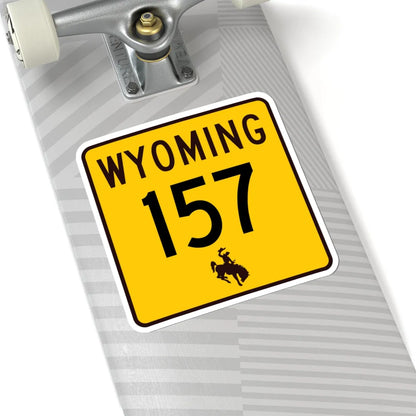 WY-157 (Wyoming) (Road Sign) STICKER Vinyl Kiss-Cut Decal - The Sticker Space