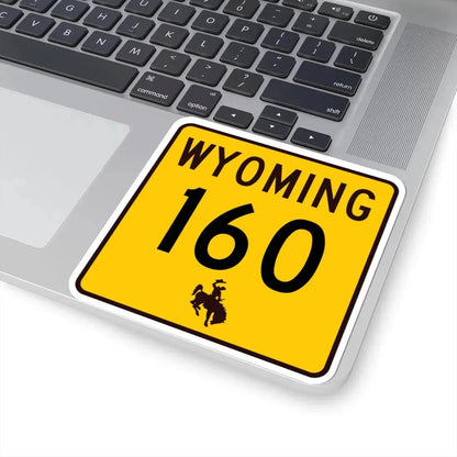 WY-160 (Wyoming) (Road Sign) STICKER Vinyl Kiss-Cut Decal - The Sticker Space