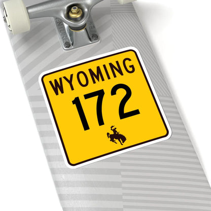 WY-172 (Wyoming) (Road Sign) STICKER Vinyl Kiss-Cut Decal - The Sticker Space