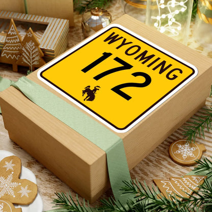 WY-172 (Wyoming) (Road Sign) STICKER Vinyl Kiss-Cut Decal - The Sticker Space