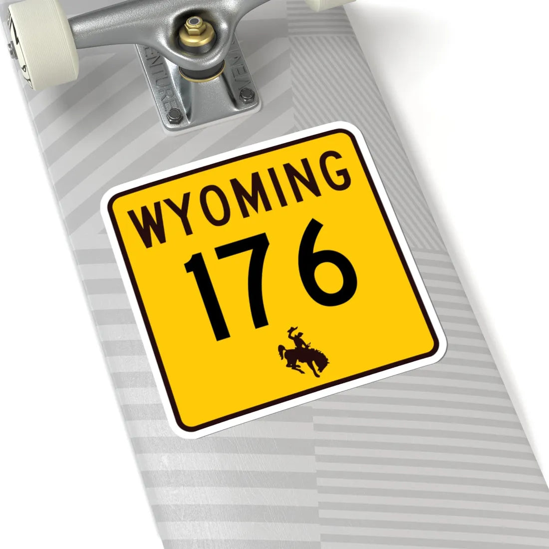 WY-176 (Wyoming) (Road Sign) STICKER Vinyl Kiss-Cut Decal - The Sticker Space