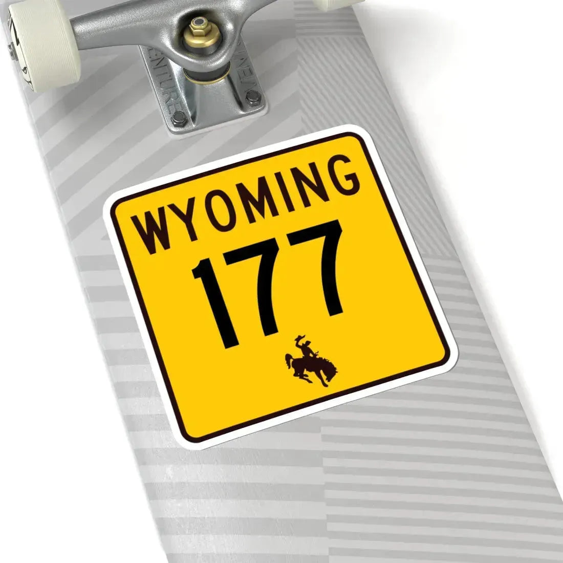 WY-177 (Wyoming) (Road Sign) STICKER Vinyl Kiss-Cut Decal - The Sticker Space