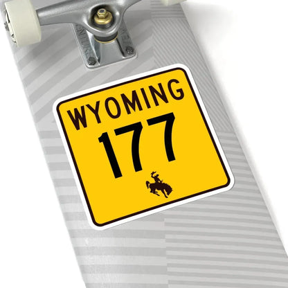 WY-177 (Wyoming) (Road Sign) STICKER Vinyl Kiss-Cut Decal - The Sticker Space