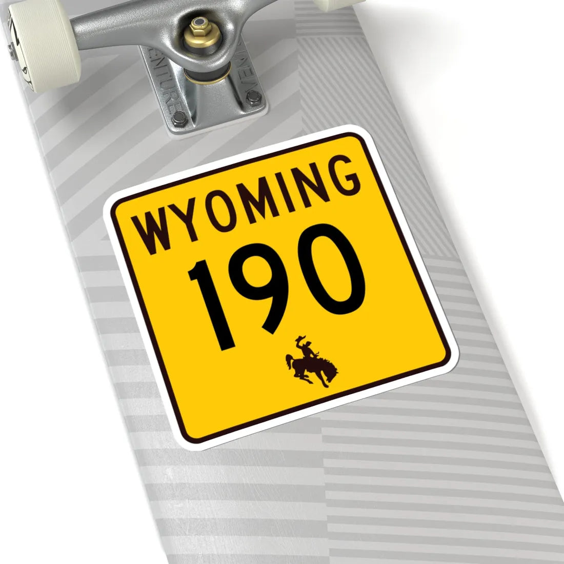 WY-190 (Wyoming) (Road Sign) STICKER Vinyl Kiss-Cut Decal - The Sticker Space