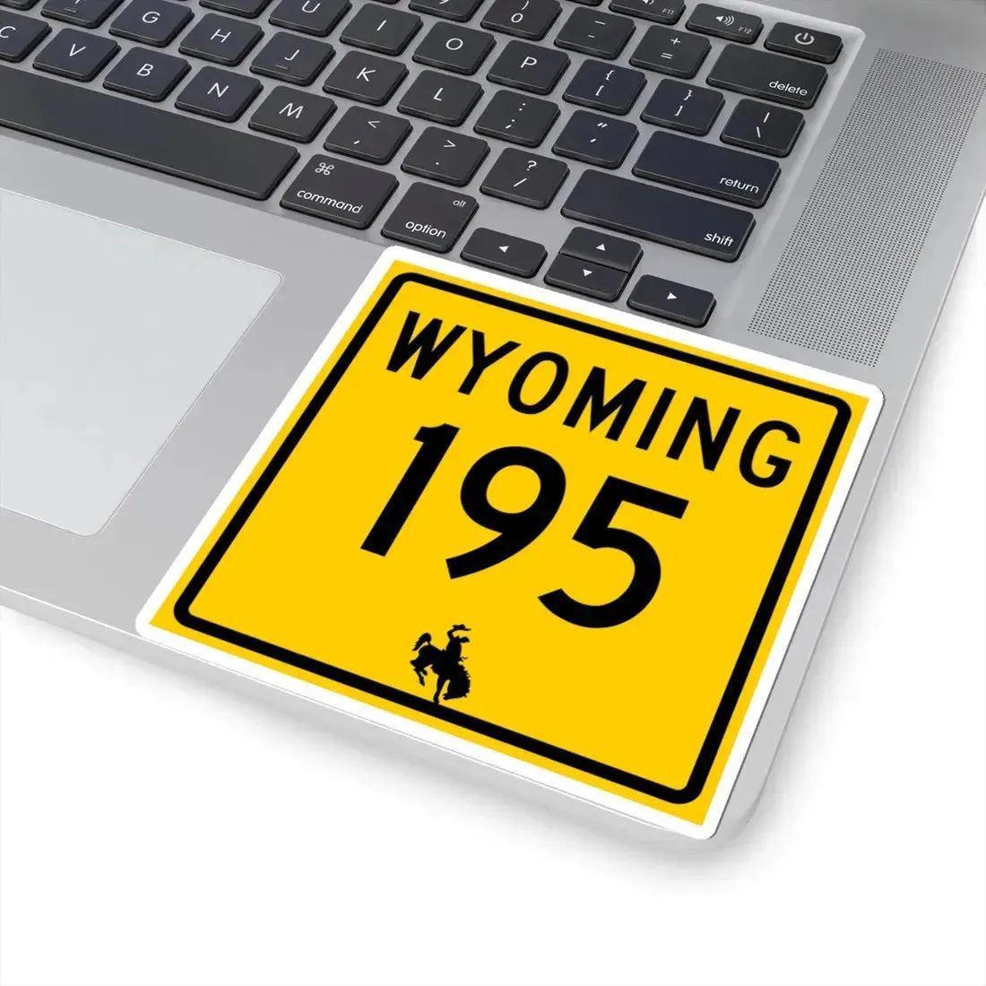 WY-195 (Wyoming) (Road Sign) STICKER Vinyl Kiss-Cut Decal - The Sticker Space