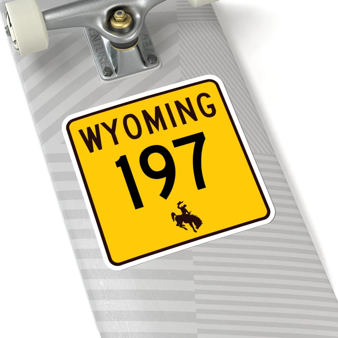 WY-197 (Wyoming) (Road Sign) STICKER Vinyl Kiss-Cut Decal - The Sticker Space
