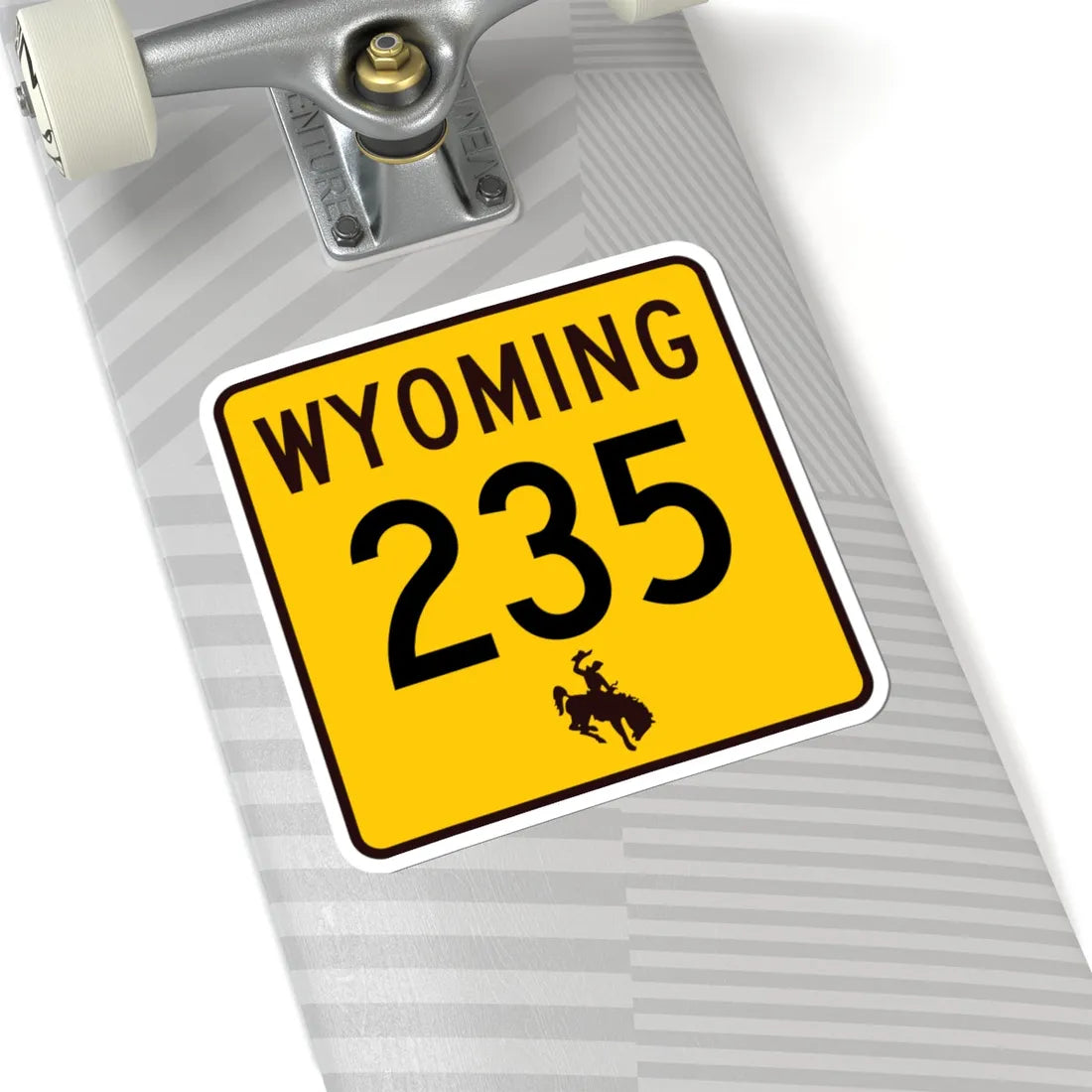 WY-235 (Wyoming) (Road Sign) STICKER Vinyl Kiss-Cut Decal - The Sticker Space
