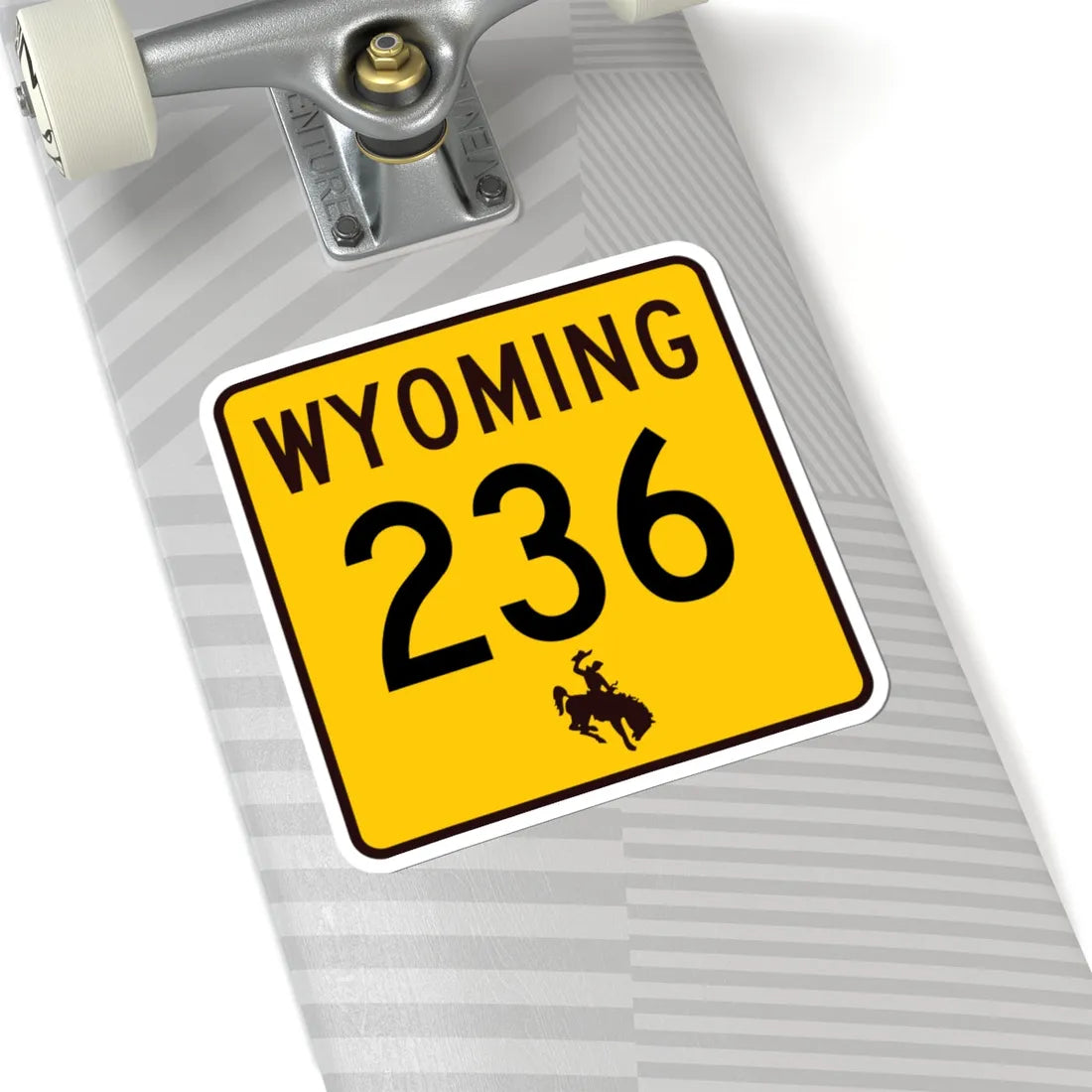 WY-236 (Wyoming) (Road Sign) STICKER Vinyl Kiss-Cut Decal - The Sticker Space