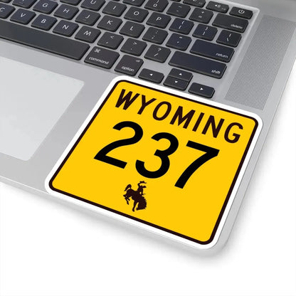 WY-237 (Wyoming) (Road Sign) STICKER Vinyl Kiss-Cut Decal - The Sticker Space