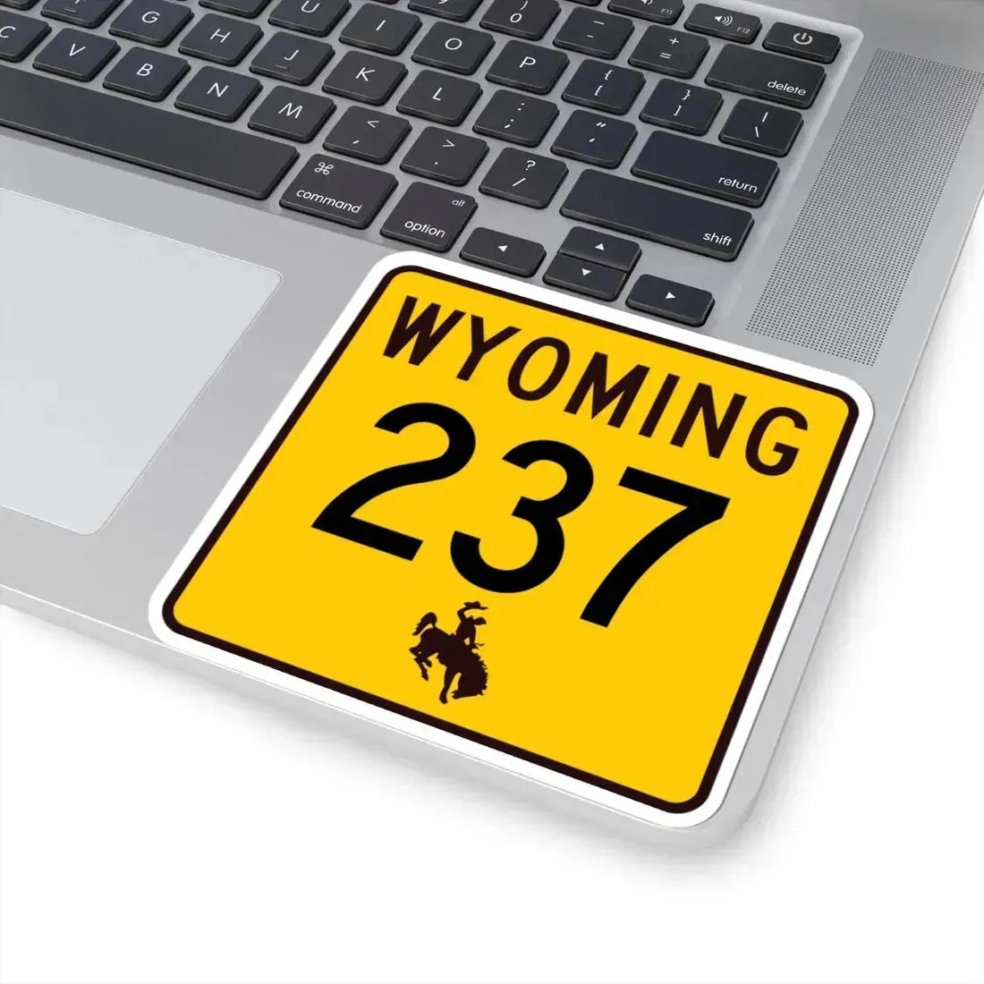 WY-237 (Wyoming) (Road Sign) STICKER Vinyl Kiss-Cut Decal - The Sticker Space