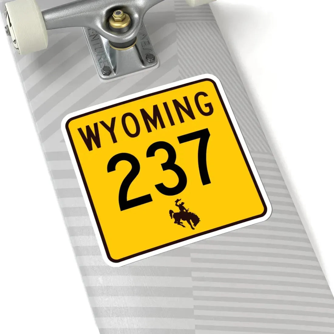 WY-237 (Wyoming) (Road Sign) STICKER Vinyl Kiss-Cut Decal - The Sticker Space