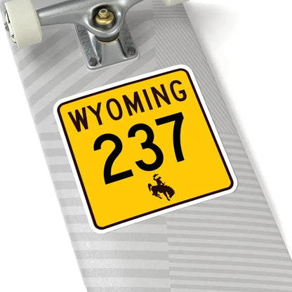 WY-237 (Wyoming) (Road Sign) STICKER Vinyl Kiss-Cut Decal - The Sticker Space