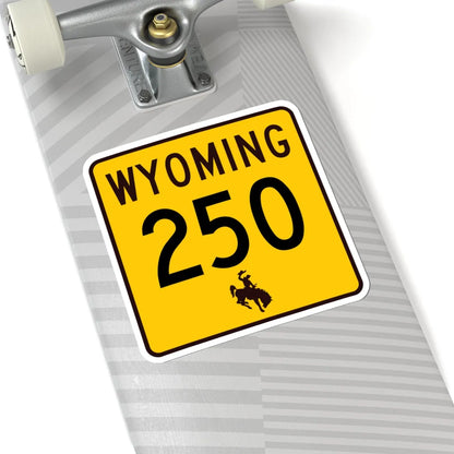 WY-250 (Wyoming) (Road Sign) STICKER Vinyl Kiss-Cut Decal - The Sticker Space
