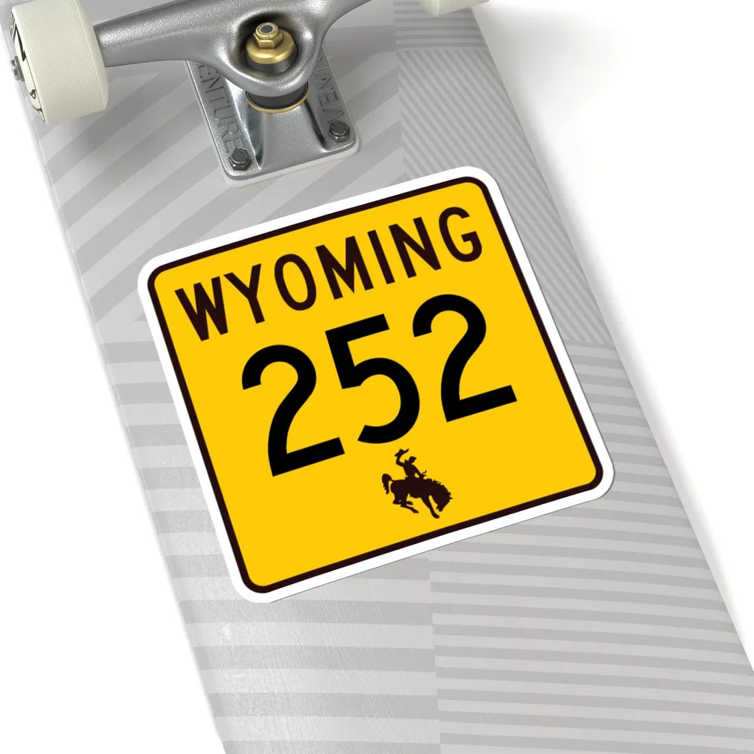 WY-252 (Wyoming) (Road Sign) STICKER Vinyl Kiss-Cut Decal - The Sticker Space